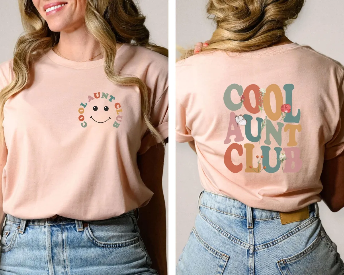 Cool Aunt Club Shirt, Cool Aunt Gift from Niece, New Aunt Shirt, Funny Cool Aunt Shirt, Cool Aunt Shirt, Favorite Aunt Shirt, Gift for Aunt