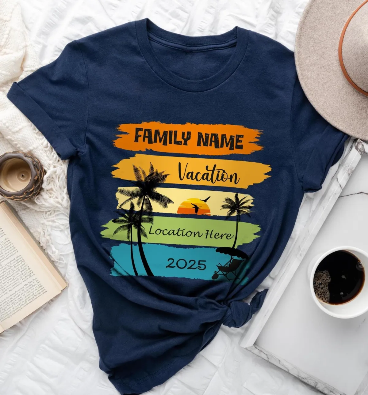 Custom Family Vacation Shirt, Personalized Family Shirt, Family Trip 2025, Customized Summer Vacation Tee, Family Matching Shirt, Group Tee
