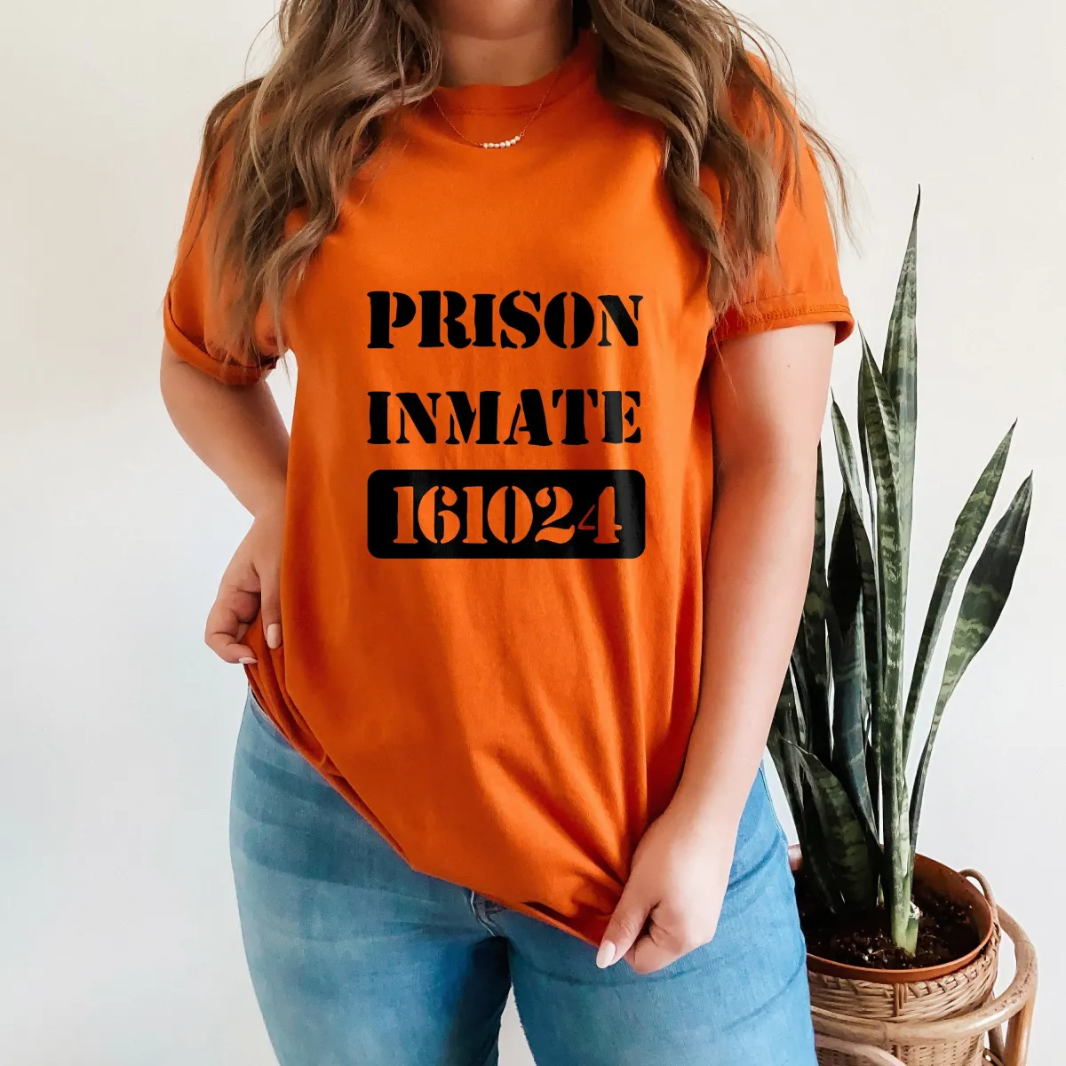 Custom Prison Inmate Shirt, County Jail Inmate Halloween Shirt, Jail Prison T-Shirt, Halloween Gift Shirt, Prisoner Halloween Costume Shirt