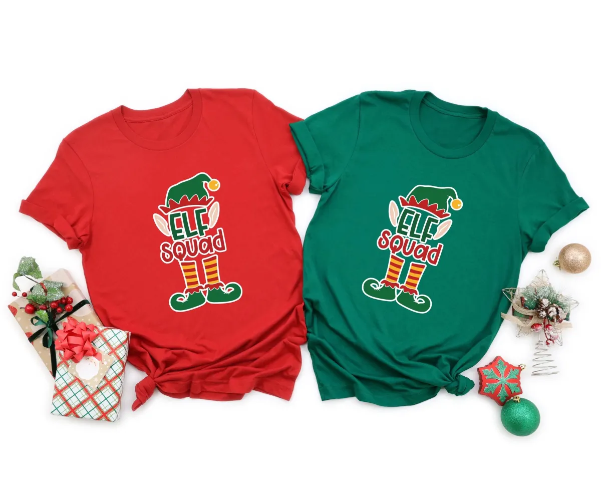Elf Squad Shirt, Squad Shirt, Snow Shirt, Winter Shirt, Best Christmas Gift Shirt, Merry Christmas, Funny Christmas Shirt, Elf Family Shirts