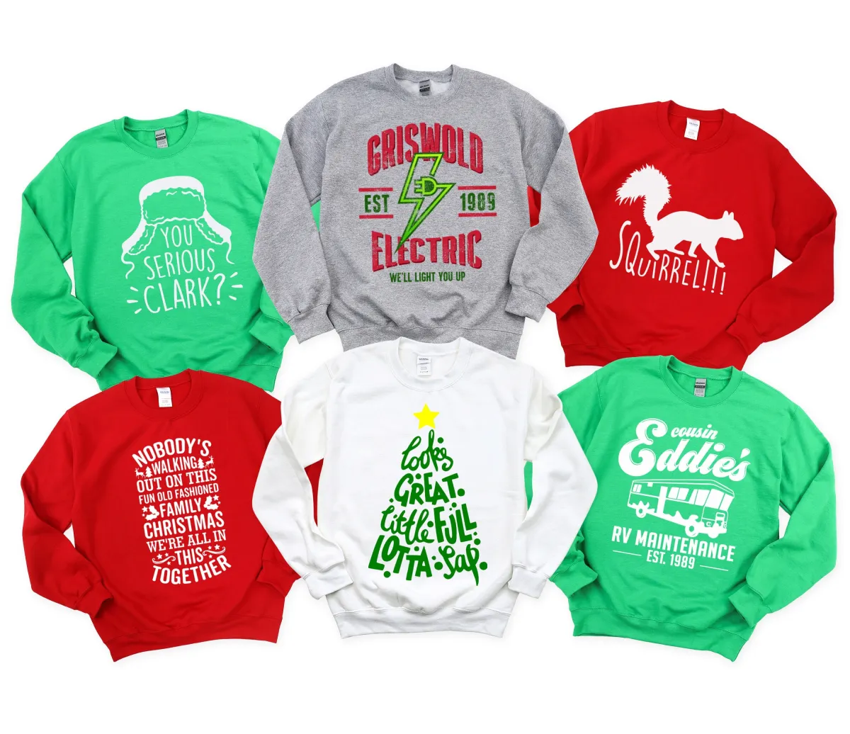 Christmas sweatshirt, Christmas Vacation sweatshirt,  You Serious Clark Tee, Griswold Shirt, Matching Family Christmas Shirt, Christmas Gift