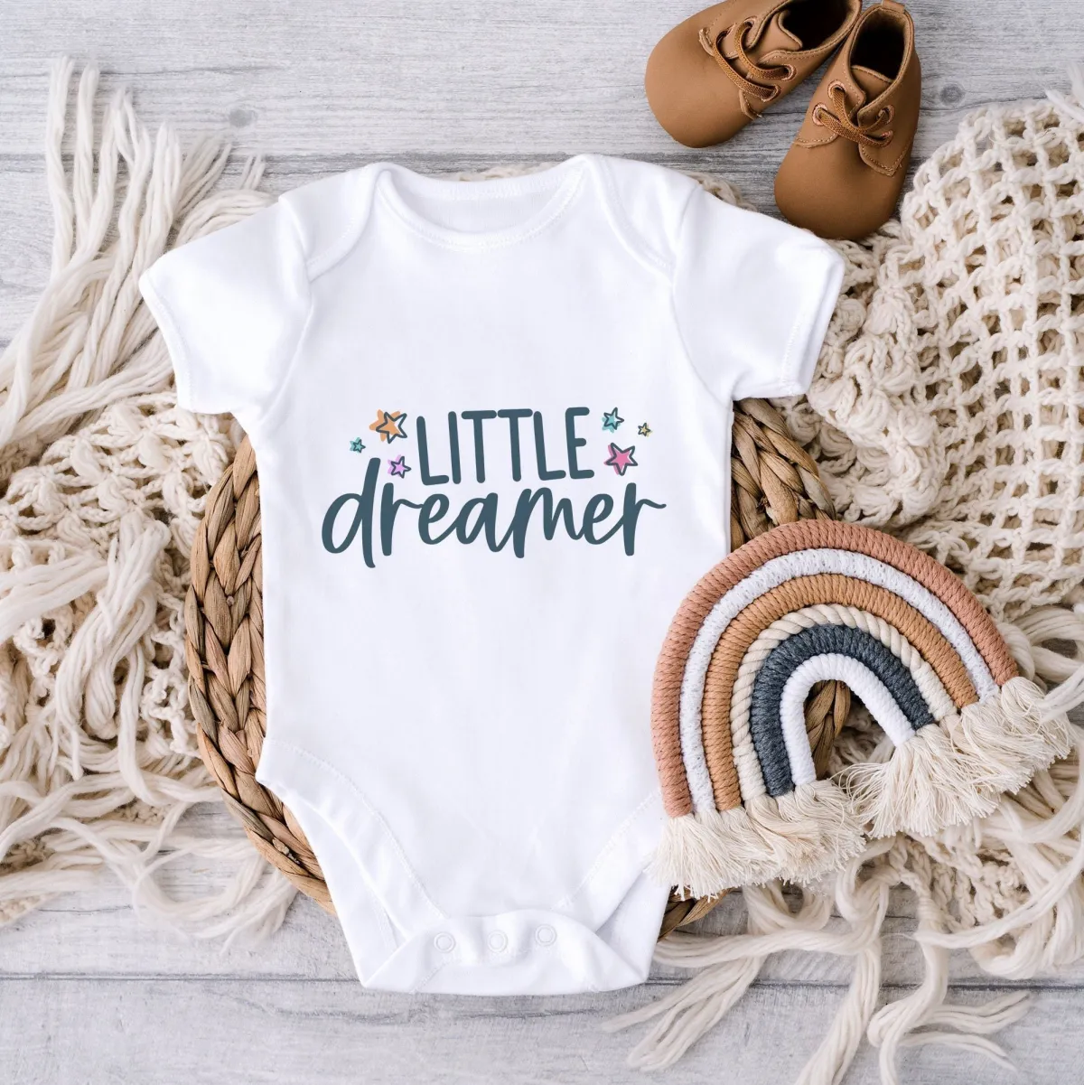 Baby Shower Onesie, Little Dreamer Baby Onesie, Newborn Baby Bodysuit, Funny  Baby Shower Gift, Toddler Tee, Baby Announcement