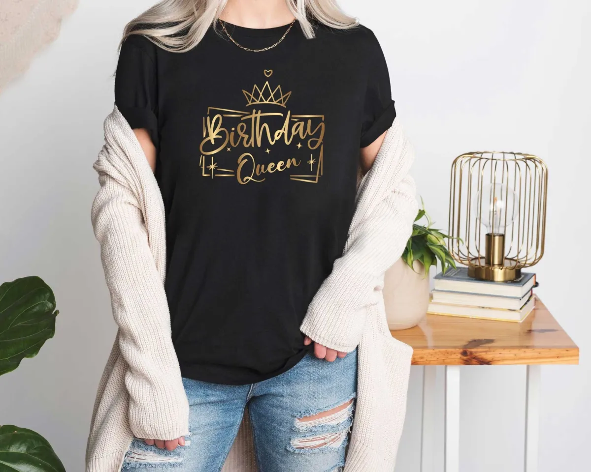 Custom Birthday Crew Shirts, Custom Birthday Girl - Boy Shirt, Birthday Party Shirts, Birthday Queen - King Shirt, Birthday Group Shirts