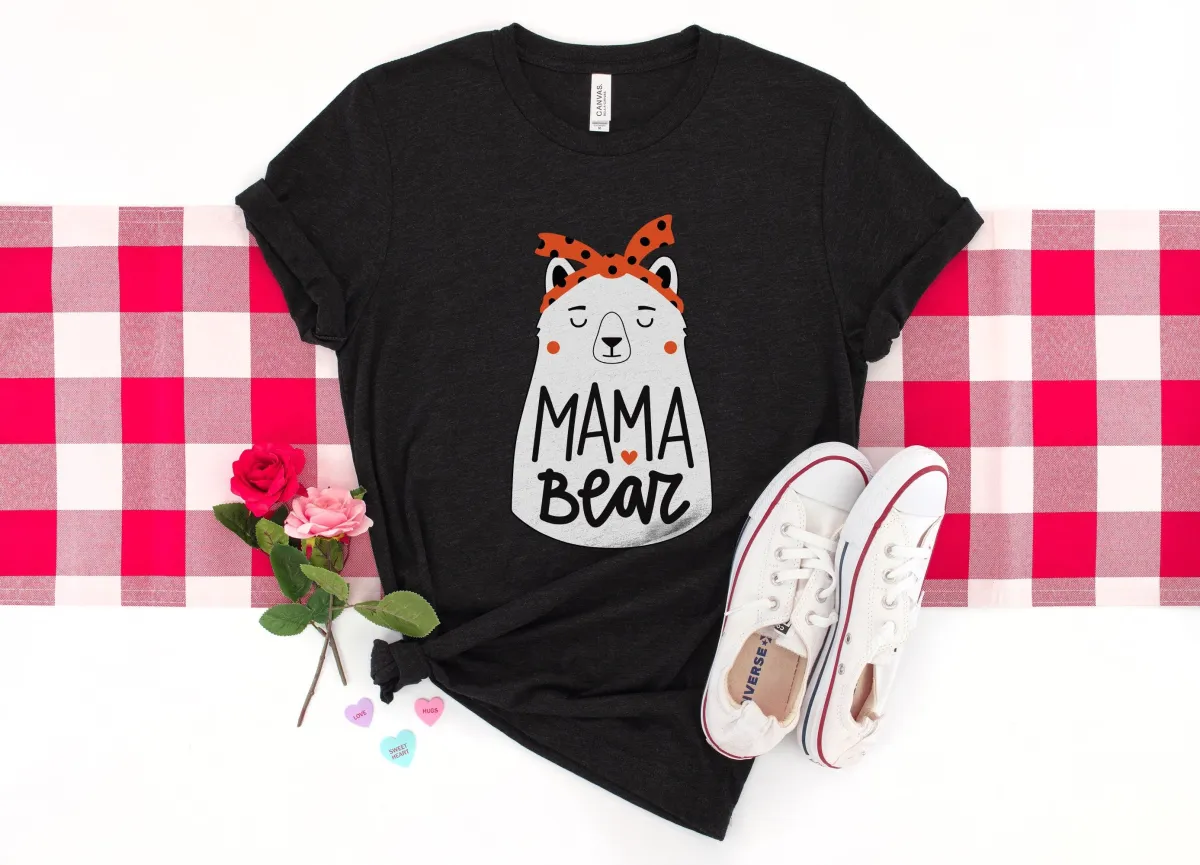 Mama Bear Shirt, Mother's Day Shirt, Cute Mom Shirt, Mom Life Shirt, Mother's Day Gift, Gift For Mothers, Animal Nature Lover Shirt