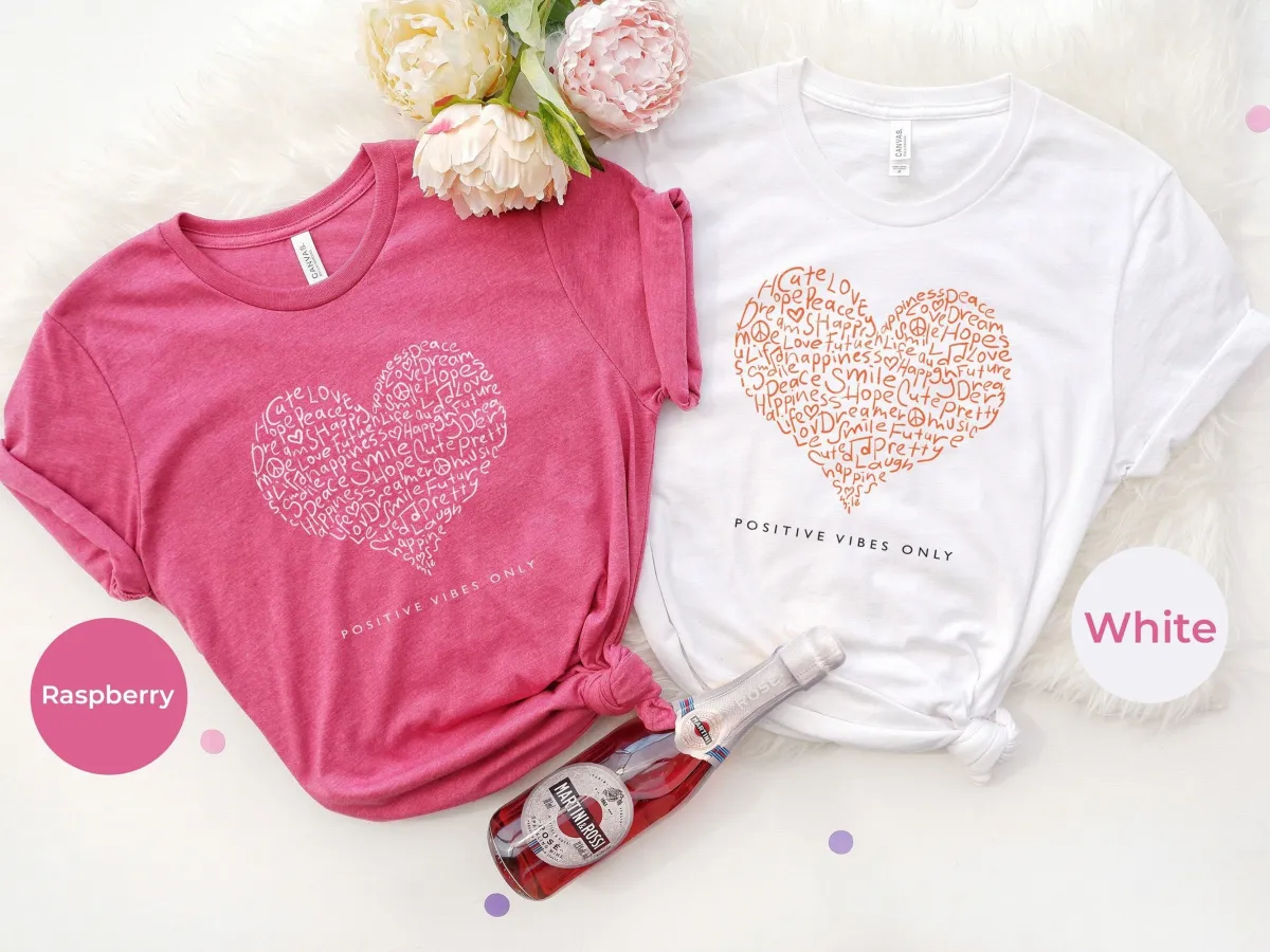 Positive Vibes Only Shirt, Good Vibes Shirt, Positive Vibes Shirt, Summer Vibe Shirt, Summer Vacation Tee, Beach Summer Shirt, Inspirational