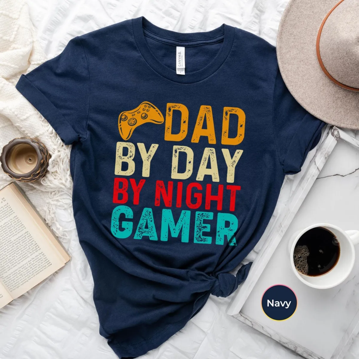 Father's Day Shirt, Dad By Day By Night Gamer Shirt, Gamer Dad Shirt, Game Lover Father Shirt, Gamer Shirt, Fathers Day Gift,Gift For Him