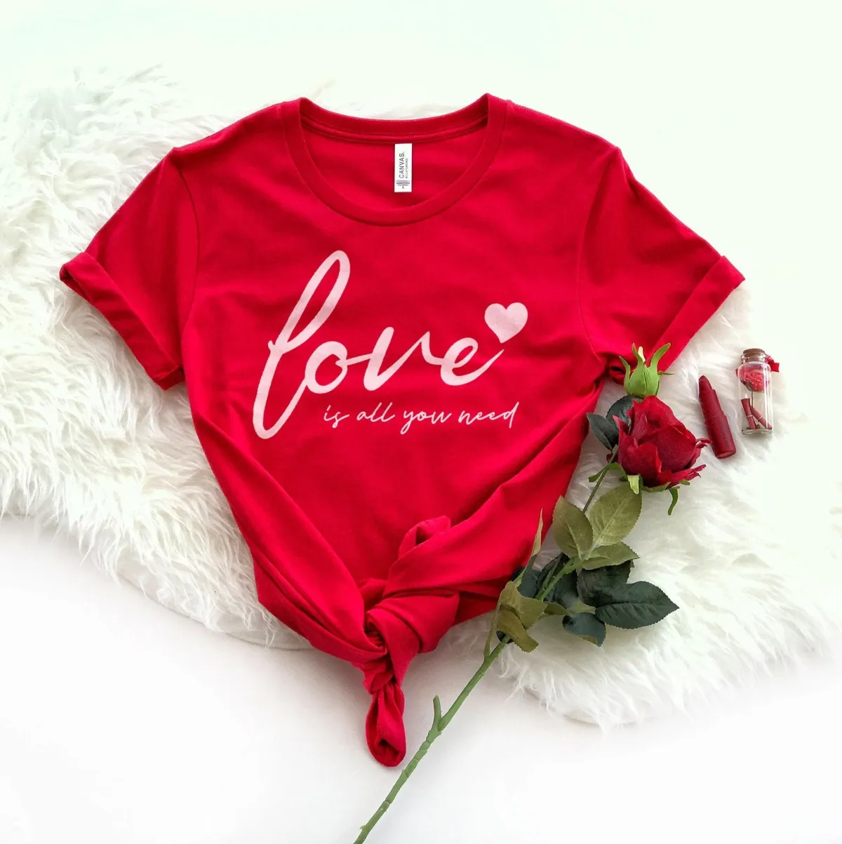 Love is All You Need Valentine's Day Shirt, Love Valentine T Shirt, Valentines Day Gift, Love Wins Shirt, Couples Gift, Girlfriend Gift