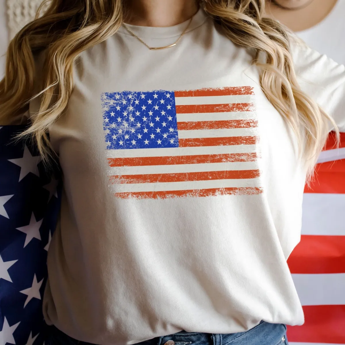 America Flag T-shirt, 4Th Of July Flag Shirt, Patriotic T-Shirts, USA Flag Shirt, Patriotic American Flag Shirts, USA Flag Distressed Shirt