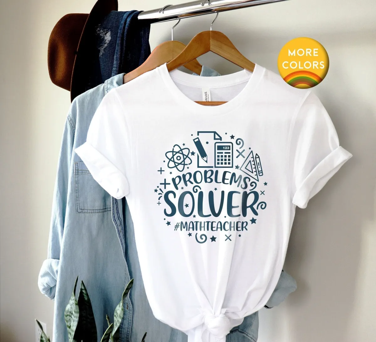 Math Teacher Shirt, Shirt for Women, Problem Solver Math Teacher Tshirt, Cute Math Tee, Math Teacher Gift, Math Teacher Gift Ideas,Funny Tee