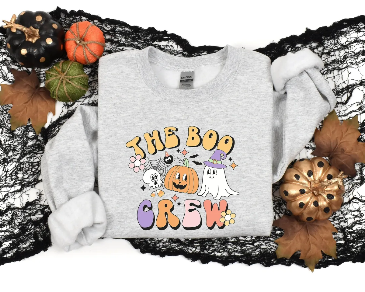 The Boo Crew Sweatshirt, Halloween Family Matching Hoodie, Halloween Costume, Family Halloween Hoodie, unisex crewneck, Unisex hoodie