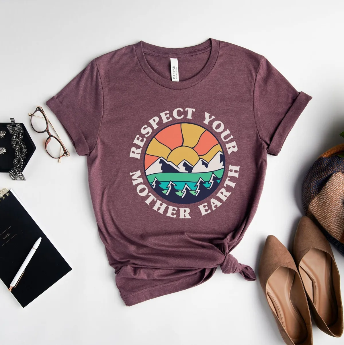 Earth Day Shirt, Respect Your Mother Earth Day Shirt, Earth Awareness Shirt, Save The Earth Shirt, Environmental Shirt, Earth Mother Shirt