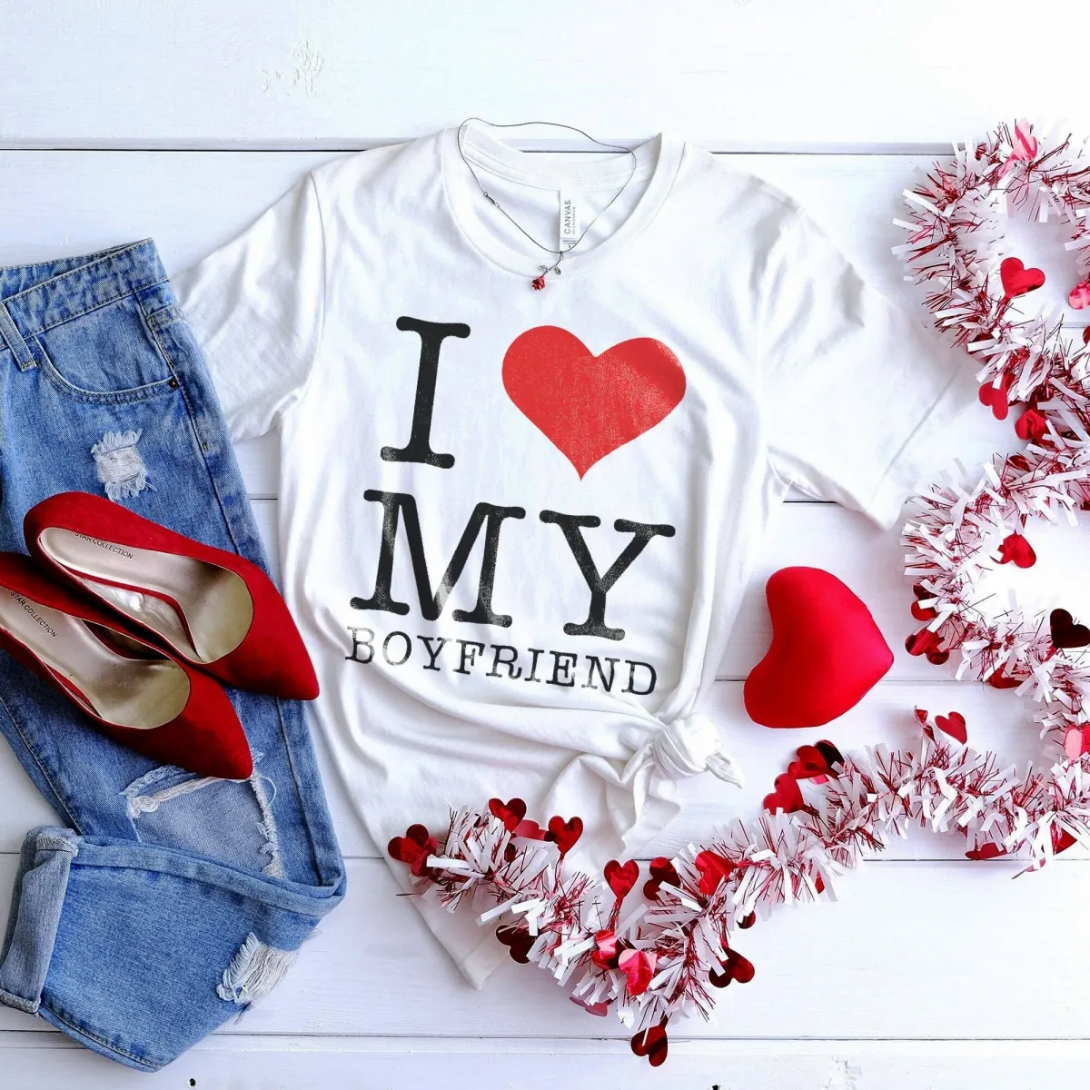 I Love My Girlfriend Shirt, I Love My Boyfriend Shirt, Valentines Couple Shirt, Valentines Day, Love Valentine Shirt, Matching Couple Shirt