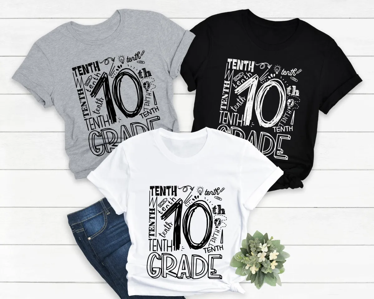 10th Grade Shirt, Sophomore Class Tee, Tenth Grade Tee, Back to School Tee, 10th Grade Team Shirt, 10th Grade Grad Gift, Class of 2026 Gift