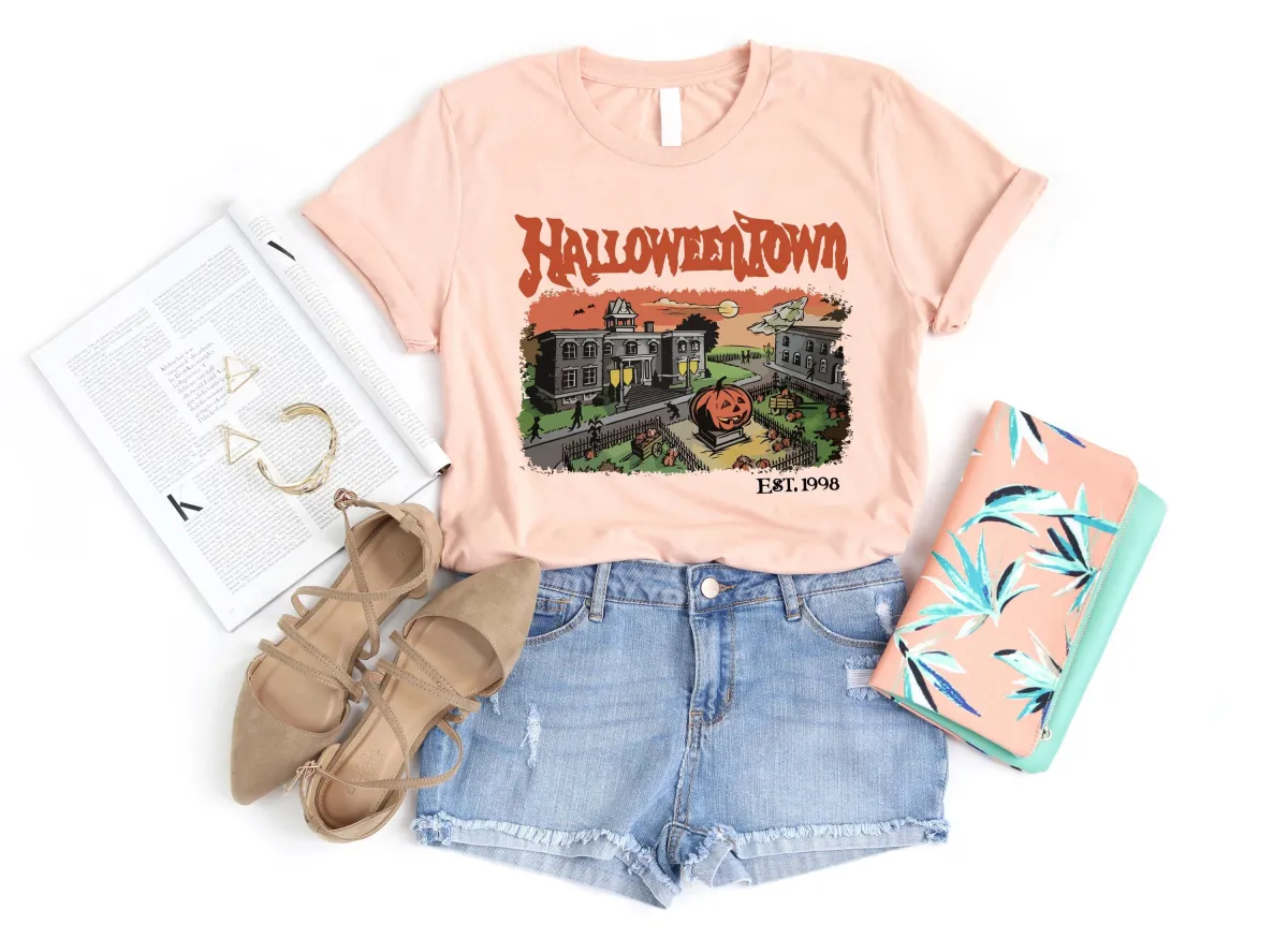 Halloweentown Est 1998 Shirt, Halloweentown 1998 Shirt, Halloween Party Shirt, Halloween T-Shirt, HalloweenTown Tee, Halloween Costume Shirt
