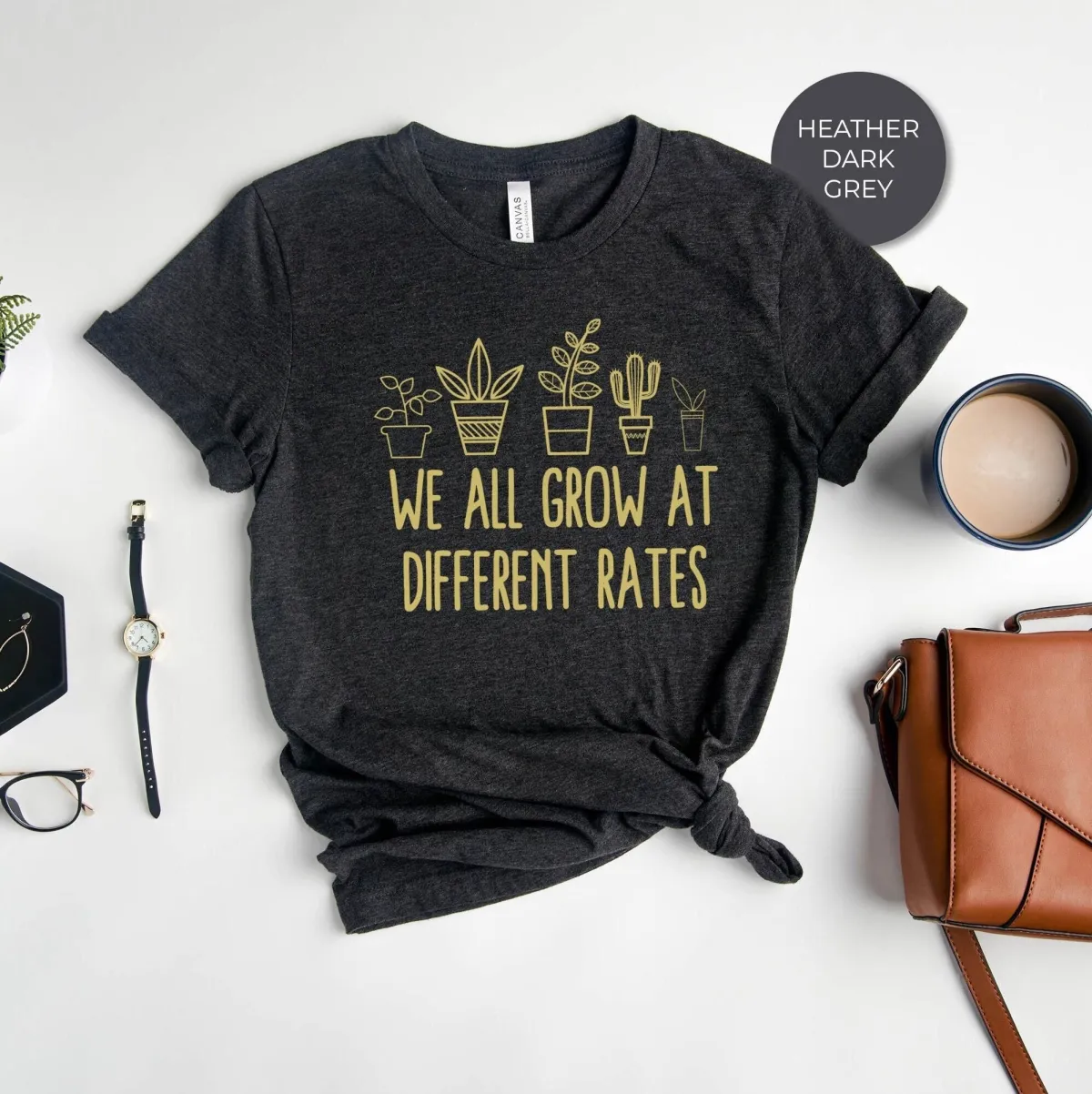 We All Grow At Different Rates, Kindergarten Shirt, Elementary Shirt, Teacher Shirts, Funny Teacher Shirt, Gift for Teacher, Teacher Life