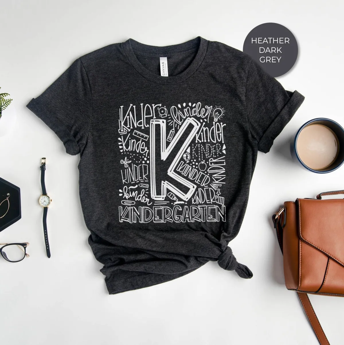 Kindergarten Shirt, First School Tee, Back to School Shirt, Little Learner Tee, Class of Year Gift, Preschool Shirt, Kindergarten T-Shirt