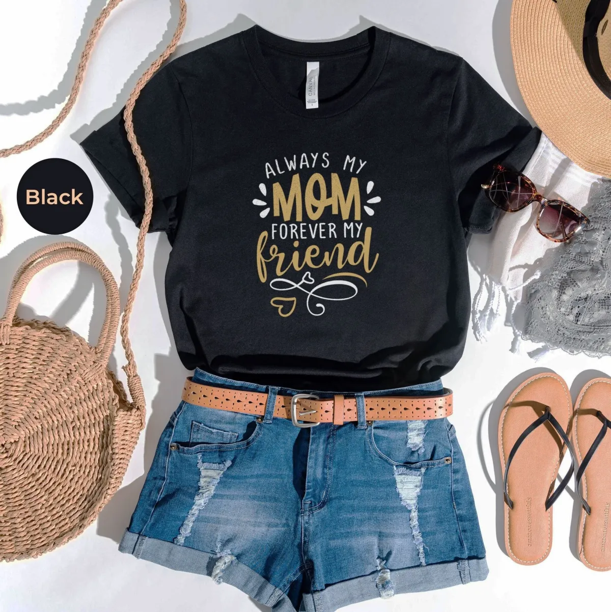 Always My Mother Forever My Friend Shirt, Mothers Day Shirt, Mom Gift, Gift for Mother,- Best Friend, Valentines Gift