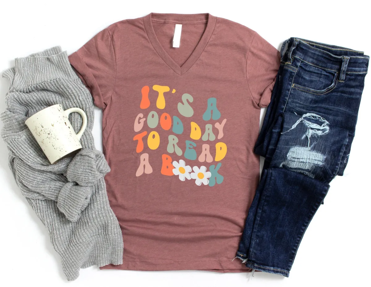 Its A Good Day To Read Shirt, Reading Top, Librarian Shirt, Gift Shirt, Books Shirt, Book Lover Shirt, Literary Shirt, Bookish Shirt