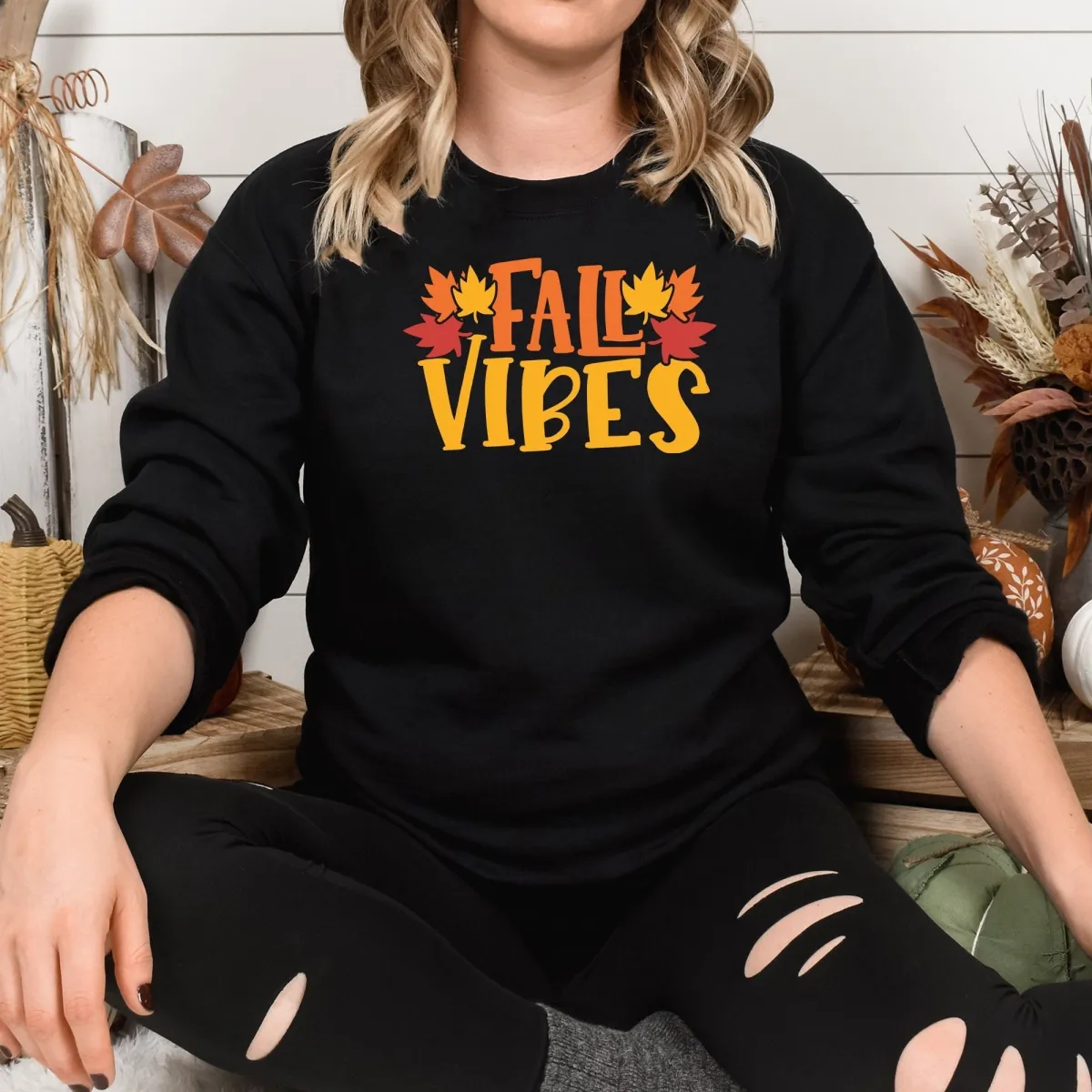 Fall Vibes Hoodie, Fall Vibes Sweatshirt, Thanksgiving Sweatshirt, Thanksgiving Hoodie, Autumn Sweatshirt, Fall Crewneck, Womens Fall Outfit