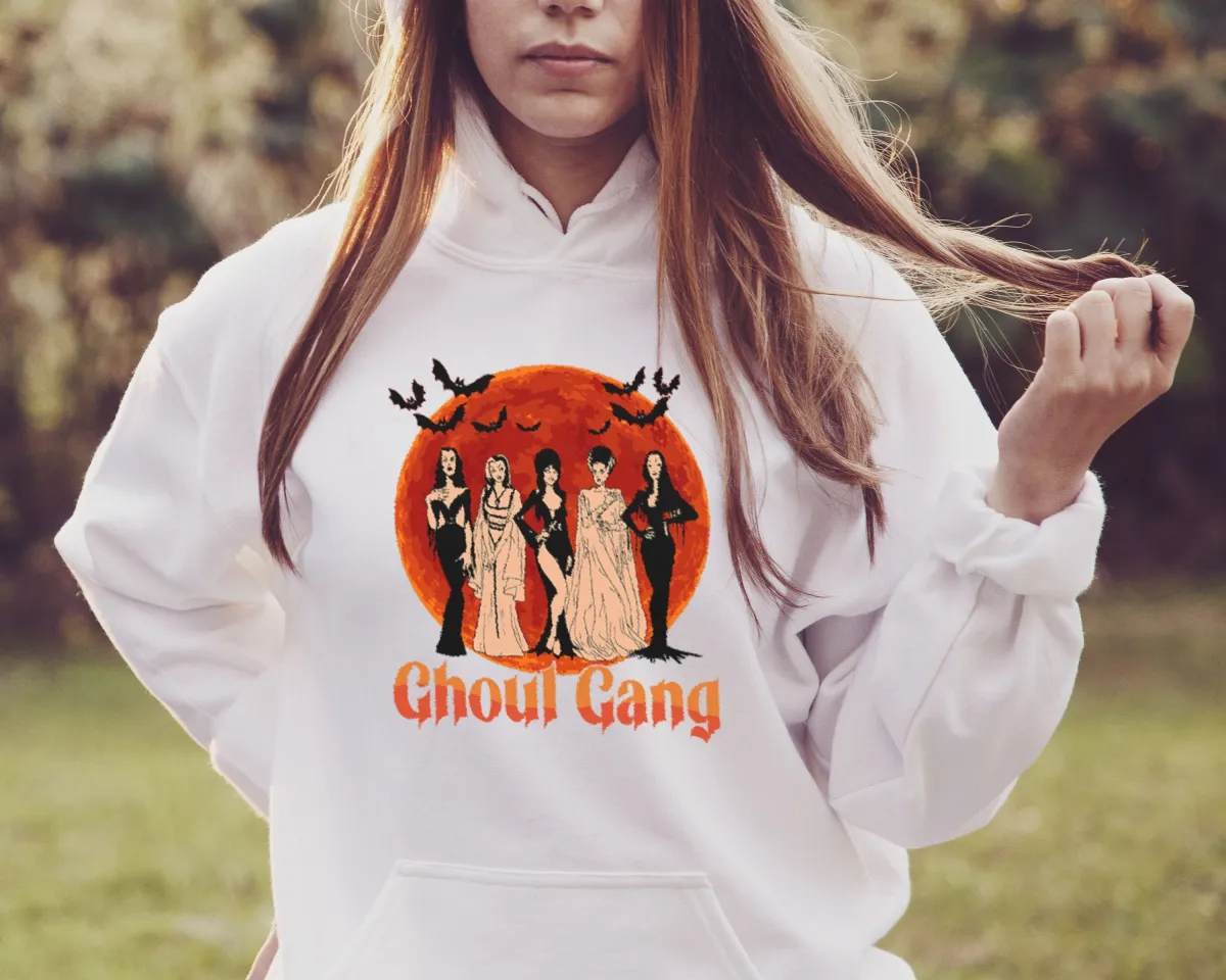 Ghoul Gang Sweatshirt, Mistresses of Horror Gang Shirt, Halloween Sweatshirt, Spooky Season Tee, Halloween Hoodie, Gift for Her hoodies