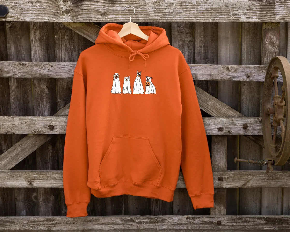 Halloween Dog Sweatshirt,Ghost Dog Shirt, Halloween Sweatshirt,Halloween Sweater,Ghost Sweatshirt, 2022 Happy Halloween,Retro Spooky