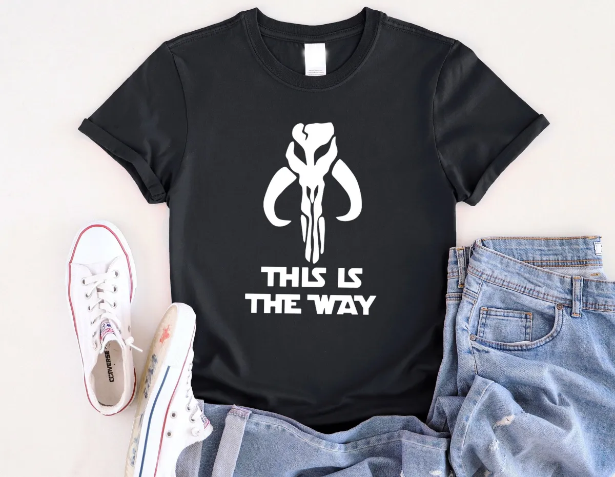 This Is The Way skull Shirt, Star Hero skull Shirt, Mandalorian Shirt, Galaxy Edge Shirt, Disney T-Shirt, Disney Shirt, Space Wars T-Shirt