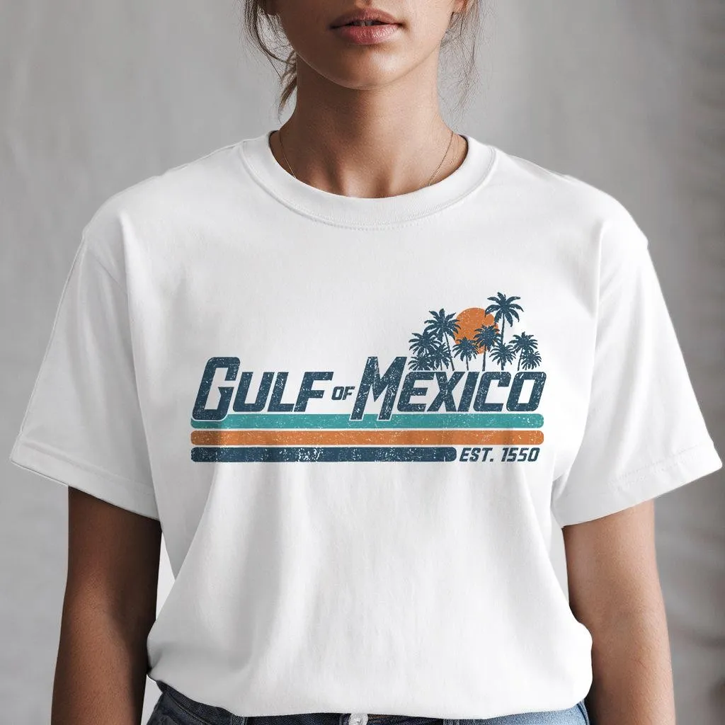 Gulf of Mexico Shirt, Golfo de México 1550 Retro Shirt, Mexican Vintage Shirt, Anti Trump Tee, Gift for Mexico Lover, Mexican Historical Tee