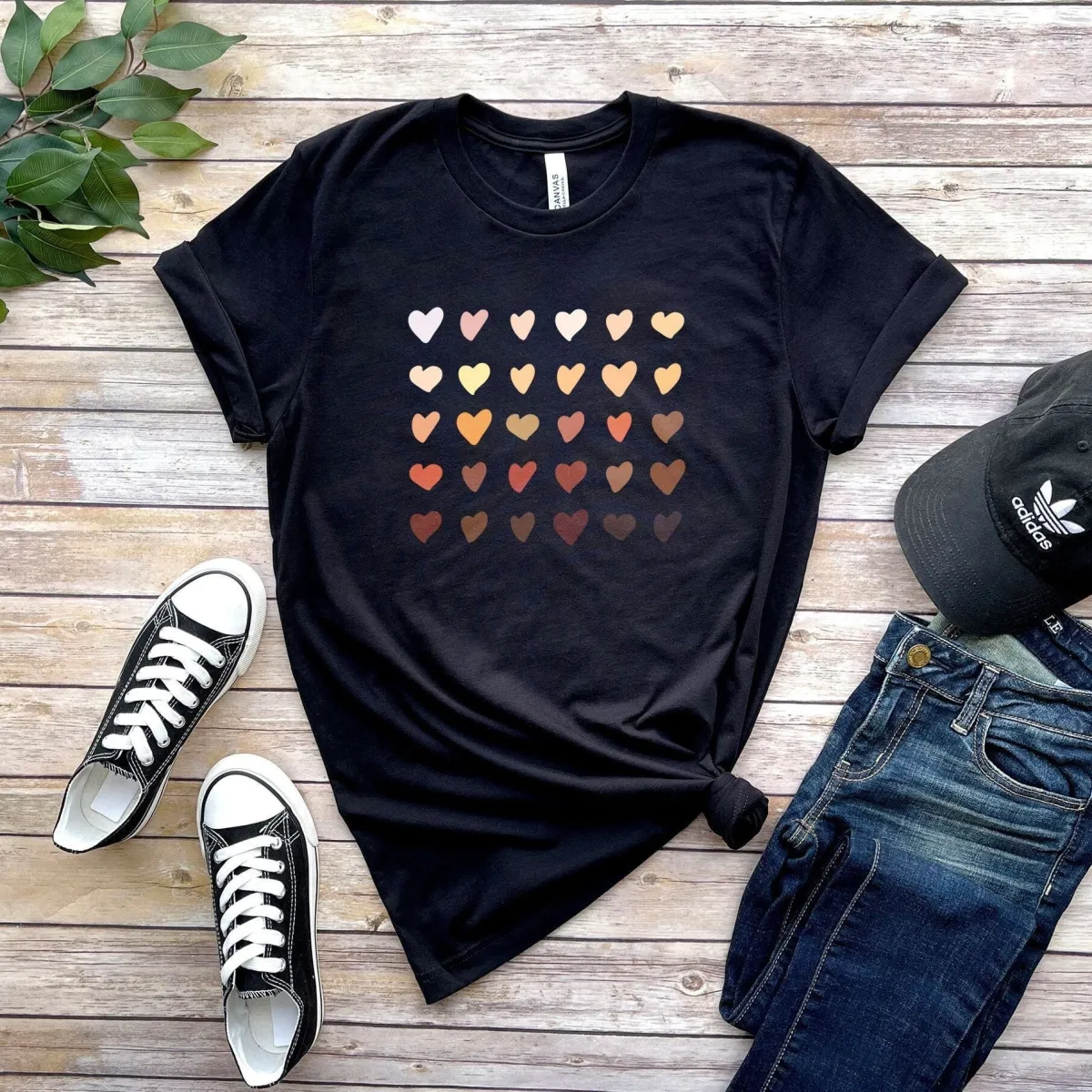 Black Lives Matter Shirt, Human Rights Shirt, BLM Hearts Shirt, Black History T shirt, Black Lives Matter Art, Black Women, African American
