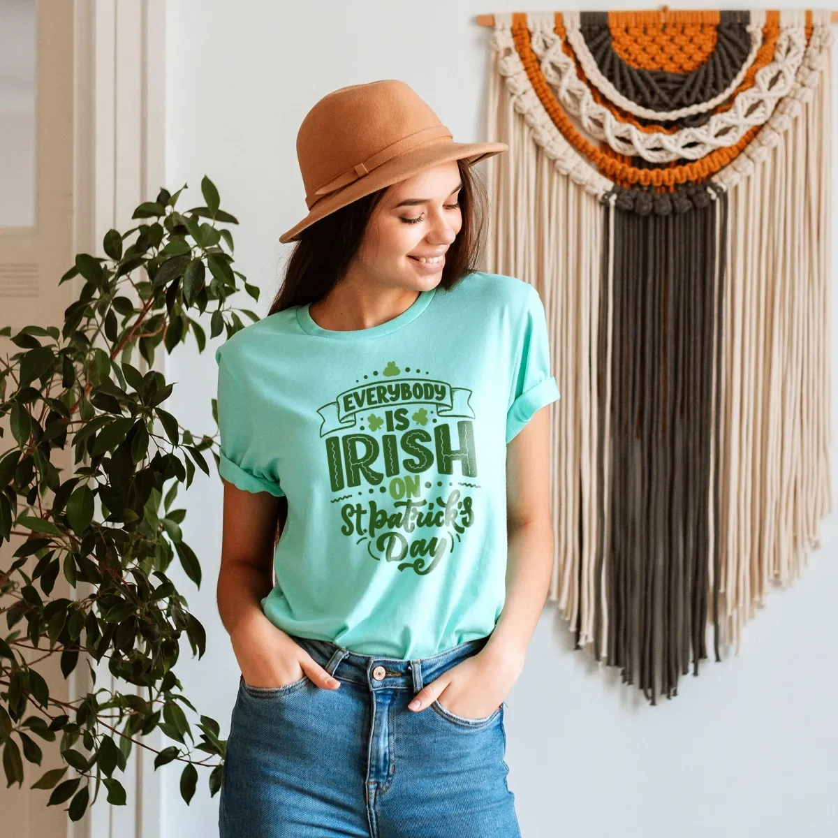 St. Patrick's Day Shirt, Everybody is Irish on St Patrick's Day Shirt, St. Patrick's Day for Women, Cute Patrick Day Tee, St Pattys Day Gift