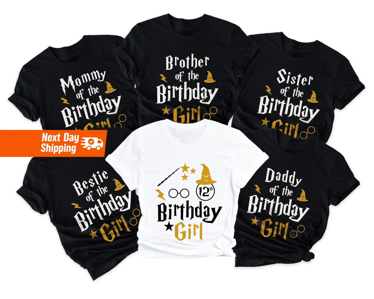 Wizard Birthday Squad Shirts, Magic Birthday Shirt, Personalized Birthday Shirts, Wizard Birthday Group Shirts, Birthday Family Shirt