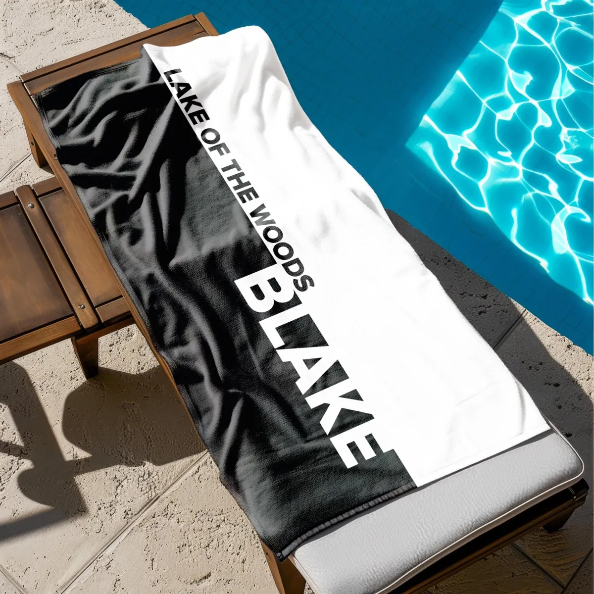 Custom Name Beach Towel, Personalized Beach Towel for Bride & Bridesmaids, Bachelorette Party Towel