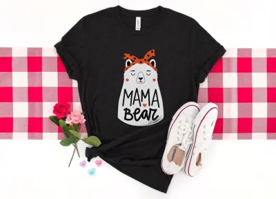 Mama Bear Shirt, Mother's Day Shirt, Cute Mom Shirt, Mom Life Shirt, Mother's Day Gift, Gift For Mothers, Animal Nature Lover Shirt