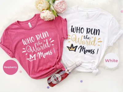 Who Runs The World, Mother Shirt, Mom Shirt, Badass Mom Shirt, Retro Mom Shirt, Mom Vibes Tee, Chaos Coordinator, Mom Life, Mother Gift