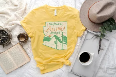 Arizona Southwest Vintage Shirt, Someone In Arizona Loves Me Shirt, Arizona Desert Travel Tee, Road Trip Top, Desert Adventure, Cactus Shirt