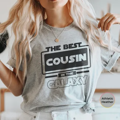 Family Shirt, The Best Cousin In The Galaxy Shirt, Star Wars Cousin Shirt, Mandalorian Family Tee, Cousin Shirt, Family Matching Tee