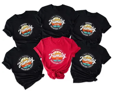 Custom Family Vacation Shirt, Custom Beach Shirts, Personalized Family Shirt, Custom Vacation Shirts, Family Matching Shirt, Family Trip Tee