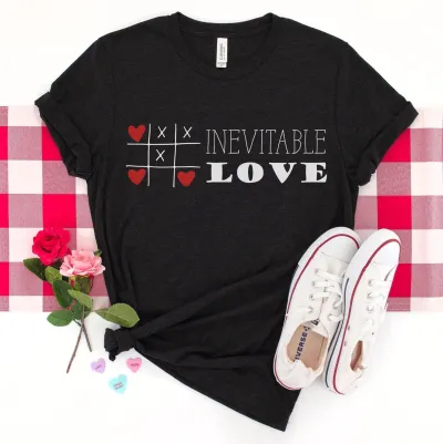 Invitable Love Valentine's Day Shirt, Valentines Day Gift, Couples Gift, Love Tee, Girlfriend Gift,Funny Cute Love Heart, Love Tee,Youth Tee