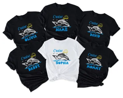 Custom Cruise Squad 2025 Shirt, Custom Cruise Squad Group Shirt for 2025 Season, Custom Family Cruise Shirts, Cruise Squad Shirt