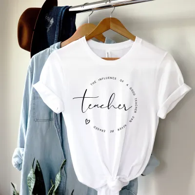The Influence Of A Good Teacher Can Never Be Erased Shirt, Teacher Gift, Teacher Shirt, Elementary School Teacher Shirt, Preschool Teacher