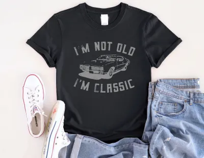 I'm Not Old I'm Classic Car T-Shirt, Men Classic Car Shirts, Retro Car Lovers Shirt, Dad Birthday Gift, Classic Car Top, Car Lover Gifts