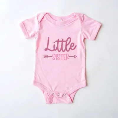 Baby Shower Onesie, Little Sister Baby Onesie, Newborn Baby Bodysuit, Funny Baby Shower Gift, Toddler Tee, Baby Announcement, Toddler Shirt