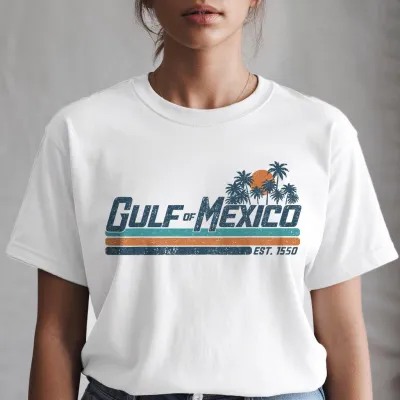 Gulf of Mexico Shirt, Golfo de México 1550 Retro Shirt, Mexican Vintage Shirt, Anti Trump Tee, Gift for Mexico Lover, Mexican Historical Tee
