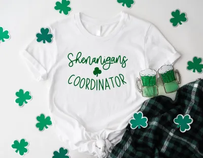 Shenanigans Coordinator Shirt, Irish Shirt, Matching St Patricks Day Shirts, St Patrick's Day Shirt, Lucky Shirt, Drinking Shirts, Women Tee