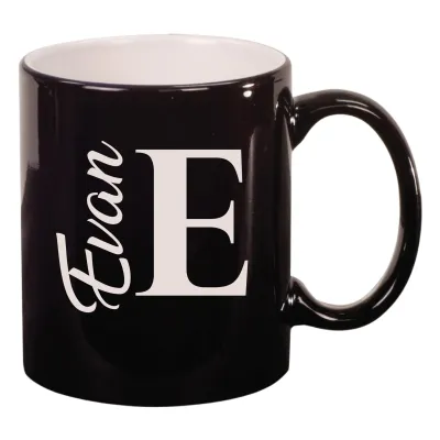 Personalized 11 Oz Coffee Mug, Custom Text and Design Ceramic Mug with Name, Customized 11 Oz Tea Cup for Men & Women, Unique Gift Idea